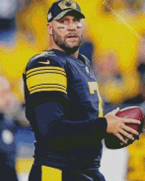 American Football Player Ben Roethlisberger Diamond Paintings