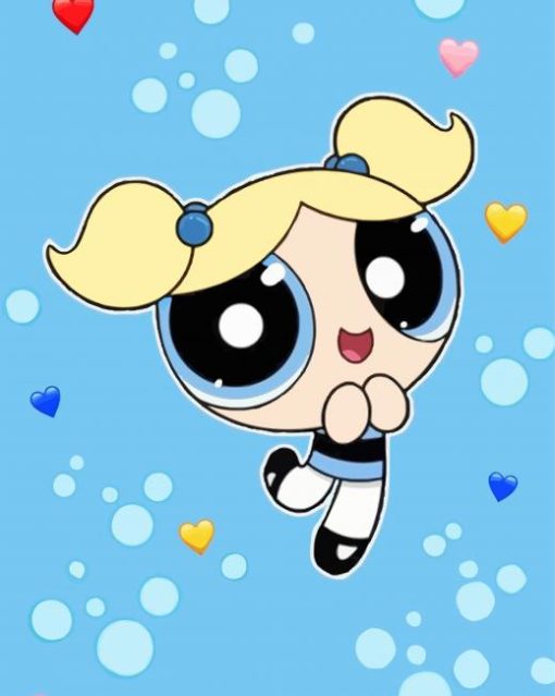 Bubbles Powerpuff Anime Diamond Paintings