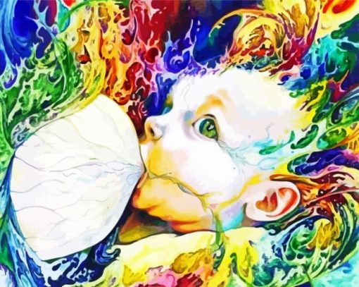 Colorful Breastfeeding Diamond Paintings