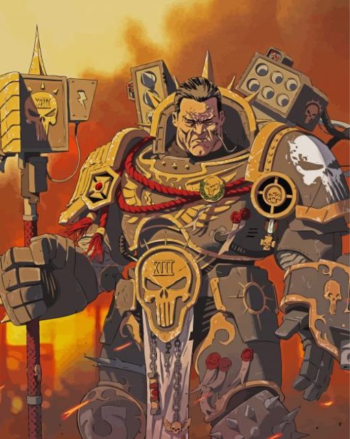 Cool Space Marine Diamond Paintings