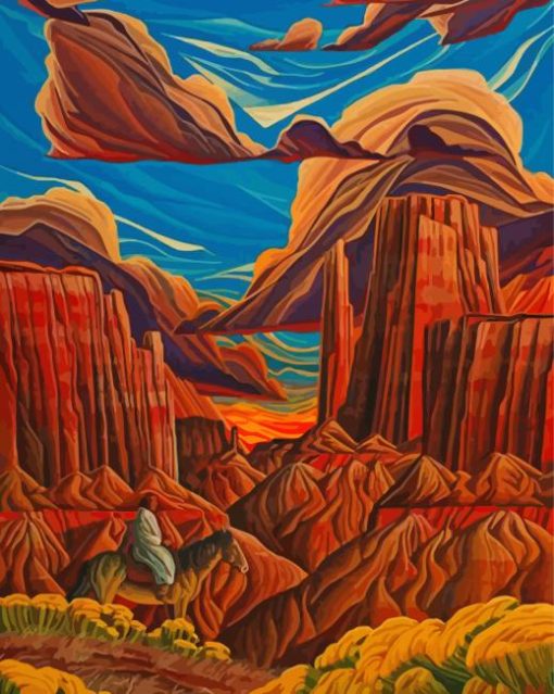 Desert By William Haskell Diamond Paintings