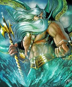 Fantasy King Neptune Diamond Paintings