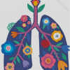 Floral Lungs Illustration Diamond Paintings