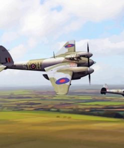 Flying De Havilland Mosquito Diamond Paintings