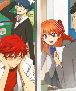 Monthly Girls Nozaki Kun Characters Diamond Paintings