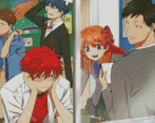 Monthly Girls Nozaki Kun Characters Diamond Paintings