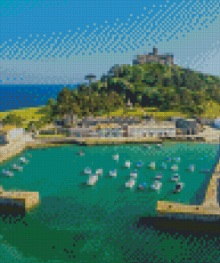 Saint Michaels Mount Cornwall Diamond Paintings