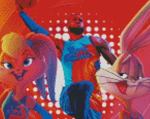 Space Jam Animation Diamond Paintings