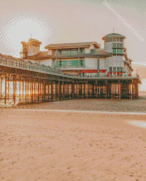 Weston Super Mare Beach Pier Diamond Paintings