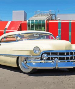 1950s Cadillac Vintage Car Diamond Paintings