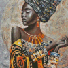 Afrikaanse Vrouw Woman Diamond Paintings