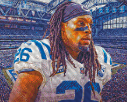 American Football Player Clayton Geathers Diamond Paintings