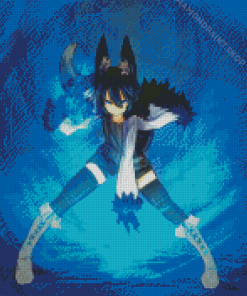 Anime Wolf Girl Diamond Paintings