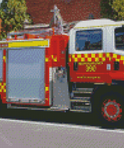 Australian Fire Trucks Diamond Paintings