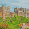 Bamburgh Village Diamond Paintings