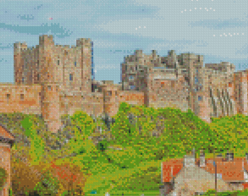 Bamburgh Village Diamond Paintings