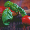 Basil And Tomatoes Diamond Paintings