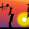 Basketball Silhouette Diamond Paintings