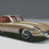 Beige Jaguar Type 1 Diamond Paintings