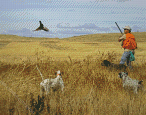 Bird Hunting Artwork Diamond Paintings