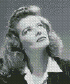 Black And White Katharine Hepburn Diamond Paintings