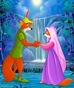 Disney Lady Marian And Robin Hood Diamond Paintings