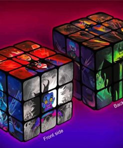 Disney Villains Rubiks Cubes Diamond Paintings