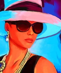 Elegant Lady Art Diamond Paintings