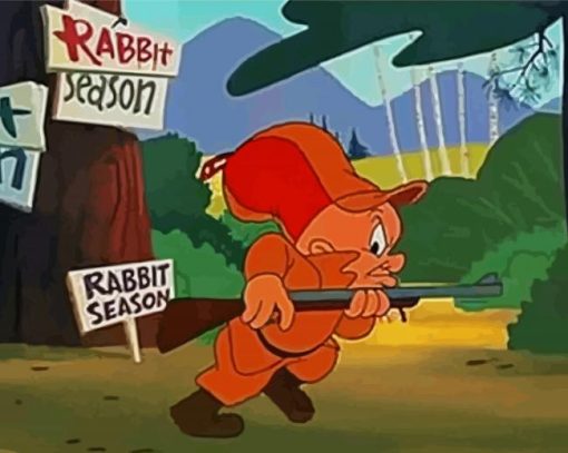 Elmer Fudd Character Diamond Paintings