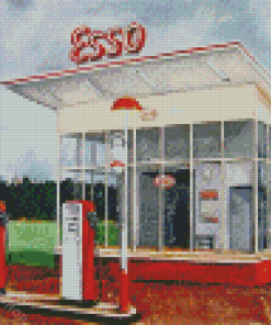 Esso Station Diamond Paintings