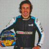 Fernando Alonso Motorsports Racing Driver Diamond Paintings