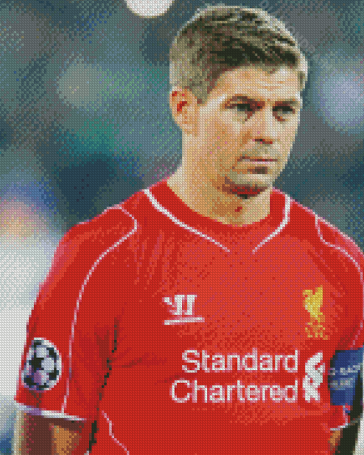 Former Football Player Steven Gerrard Diamond Paintings