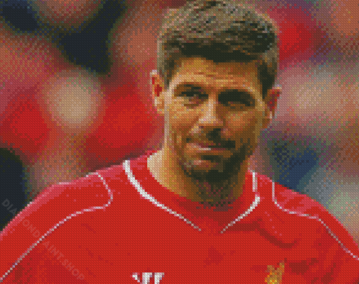 Former Footballer Steven Gerrard Diamond Paintings