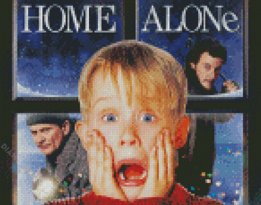 Home Alone Movie Poster Diamond Paintings