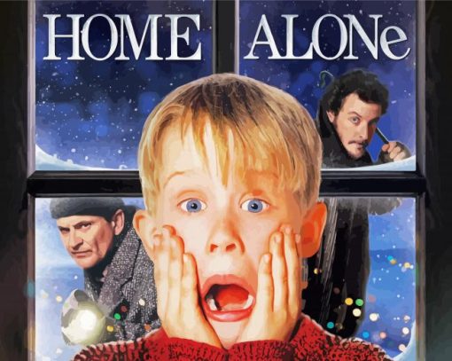 Home Alone Movie Poster Diamond Paintings