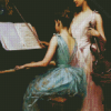 Irving Ramsay Wiles The Sonata Diamond Paintings