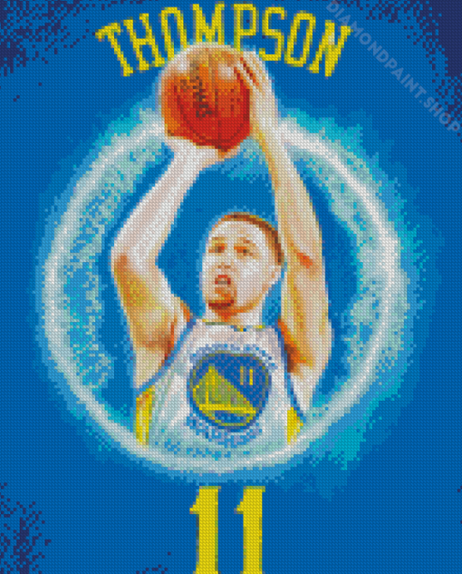 Klay Thompson Diamond Piantings