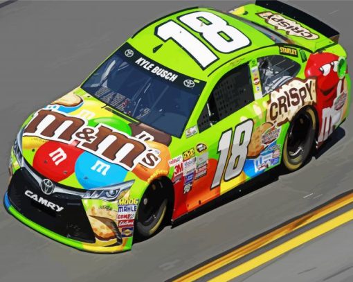 Kyle Busch Cars Diamond Paintings