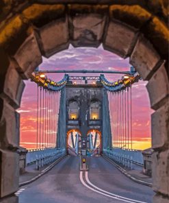 Menai Bridge View Diamond Paintings