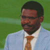 Michael Irvin Sports Commentator Diamond Paintings