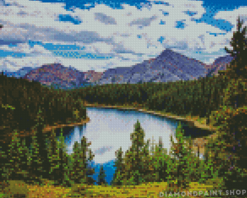 Mountains Alberta Landscape Diamond Paintings