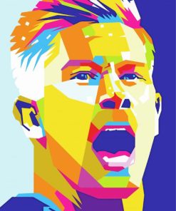 Pop Art Kevin De Bruyne Diamond Paintings