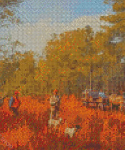 Quail Hunting Artwork Diamond Paintings