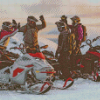 Ski Doo Snowmobiles Diamond Paintings