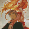 Spice And Wolf Romantic Anime Diamond Paintings