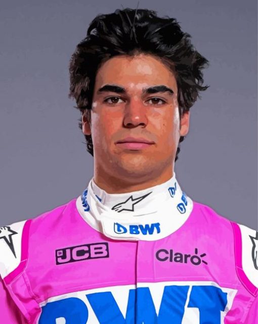 Sports Racing Driver Lance Stroll Diamond Paintings