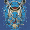 Squirtle Evolution Pokemon Diamond Paintings