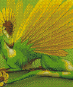 SunFlower Dragon Diamond Paintings