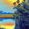 Sunrise On The Indian River By Willie Daniels Diamond Paintings