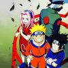 Team 7 Anime Diamond Piantings